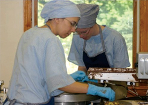 Sisters working