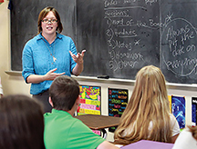 Walsh teaches at Aquinas High School in LaCrosse, Wisconsin.