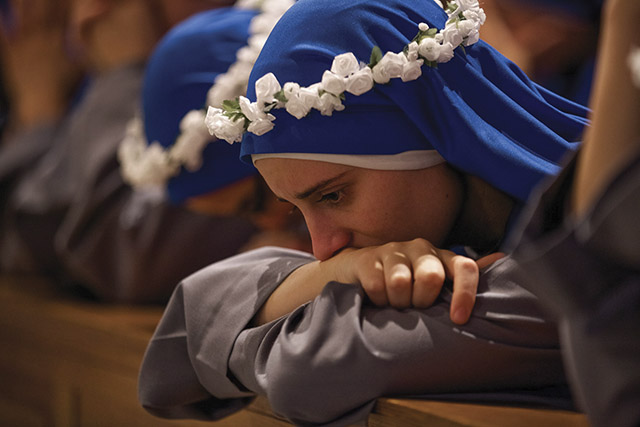 A fellow sister reflects on the day of her first vows.