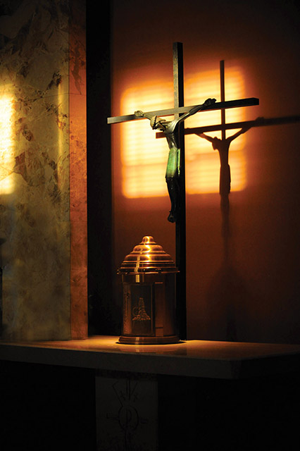 Blessed Sacrament Altar, St. Norbert Abbey Church.