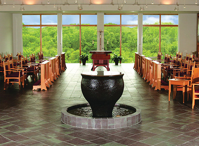 The chapel at St. Mary Monastery where the sisters pray.