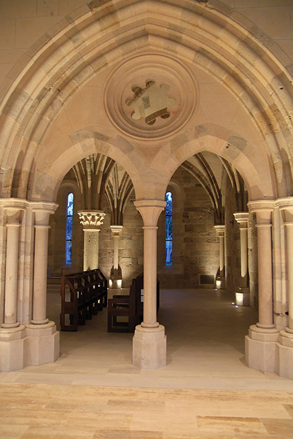 The new church at the Abbey of Our Lady of New Clairvaux. 