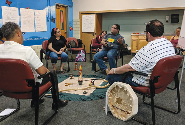 Peacemaking circles allow those who have experienced trauma to share their stories in a safe space, build solidarity, and begin to heal.