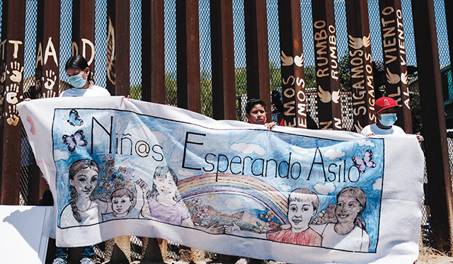 Niños Esperando Asilo (Children Waiting for Asylum). Immediate relief work is the first key response to the crisis; the rest involves advocacy, relocation, employment training, and more.