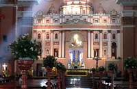 Praying in Catholic Church