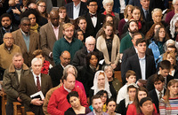 Large group at Mass